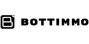 Bottimmo Logo mit Schriftzug in schwarzer Schrift auf weißem Hintergrund